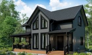 Проекты каркасных домов с террасой от 3674 рублей | Строй дом